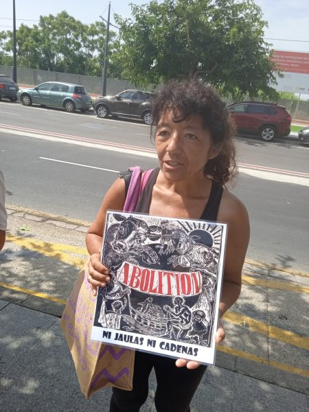Protestamos frente al oceanográfico
