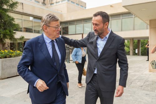 Alcalde elche con Ximo Puig