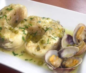 Receta de merluza a la gallega con salsa verde