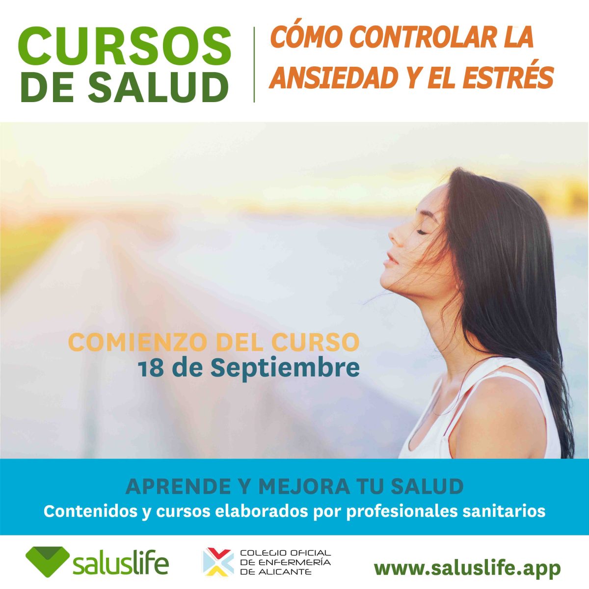 El Colegio de Enfermería de Alicante ofrece un curso online gratuito a la población de la provincia sobre “Cómo controlar la ansiedad y el estrés”