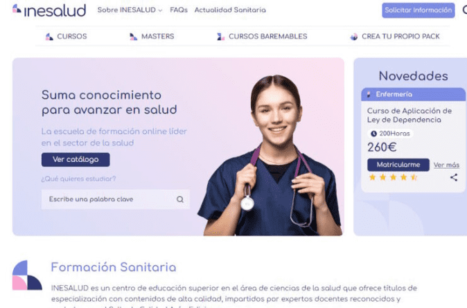 IneSalud: Excelencia en Formación Sanitaria: Preparación Especializada para Oposiciones