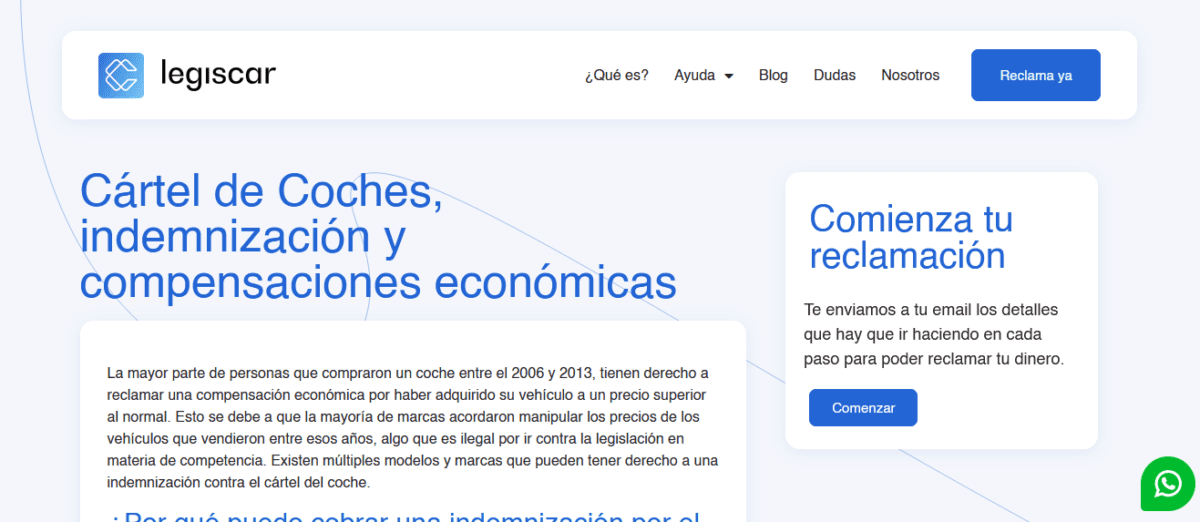 ¿Cómo reclamar gratis el Cártel de coches?