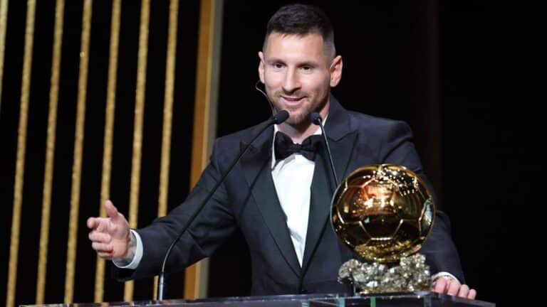 Messi, ganador del Balón de Oro a mejor jugador del año 2023
