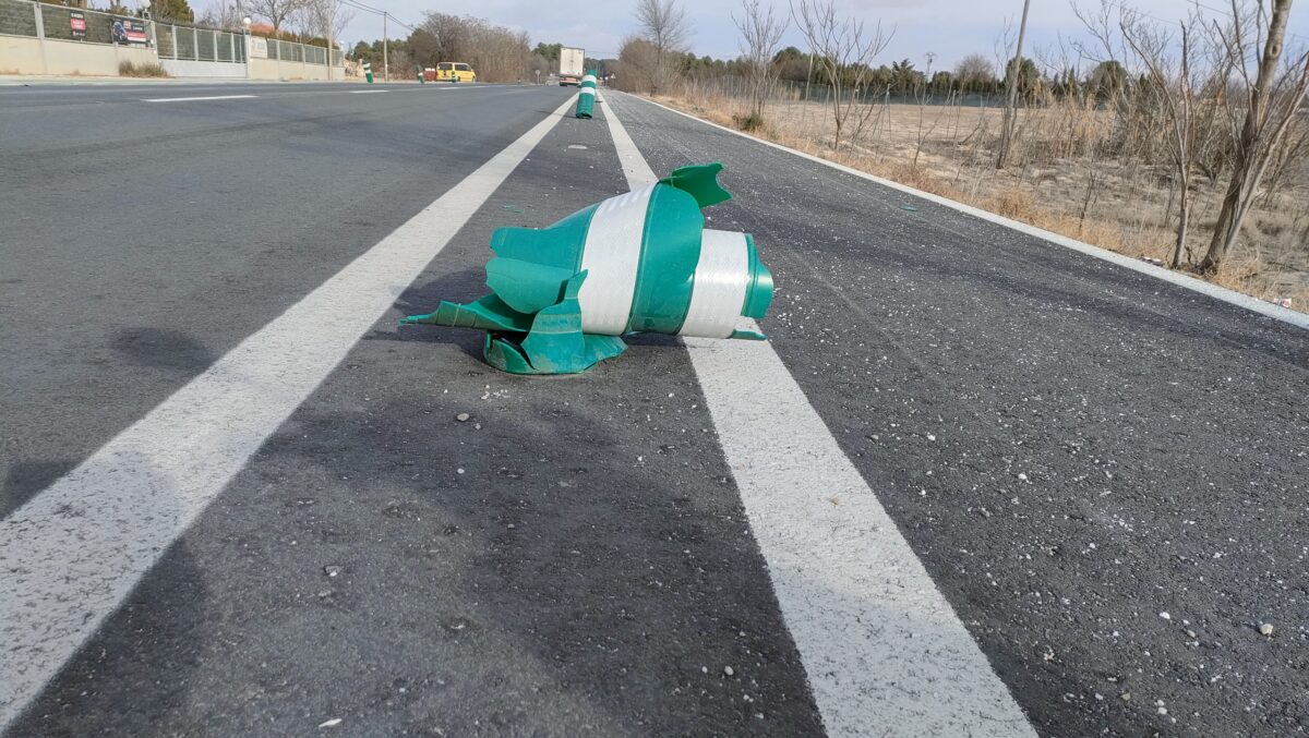 UCIN ALBACETE denuncia actos vandálicos graves en la carretera de Jaén