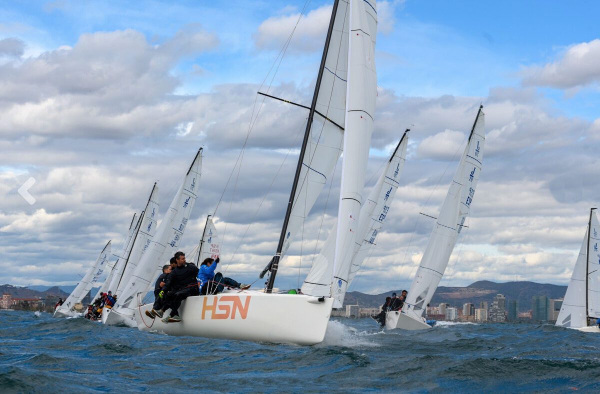 HSN Sailing Teamde J70 se estrena ganando en Barcelona
