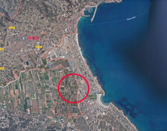 Sale a subasta pública 51.600 metros cuadrados de suelo residencial en Jávea, valorado en 3,5 millones.