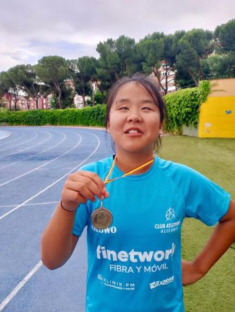 Los jóvenes del Equipo Finetwork Medalla en París