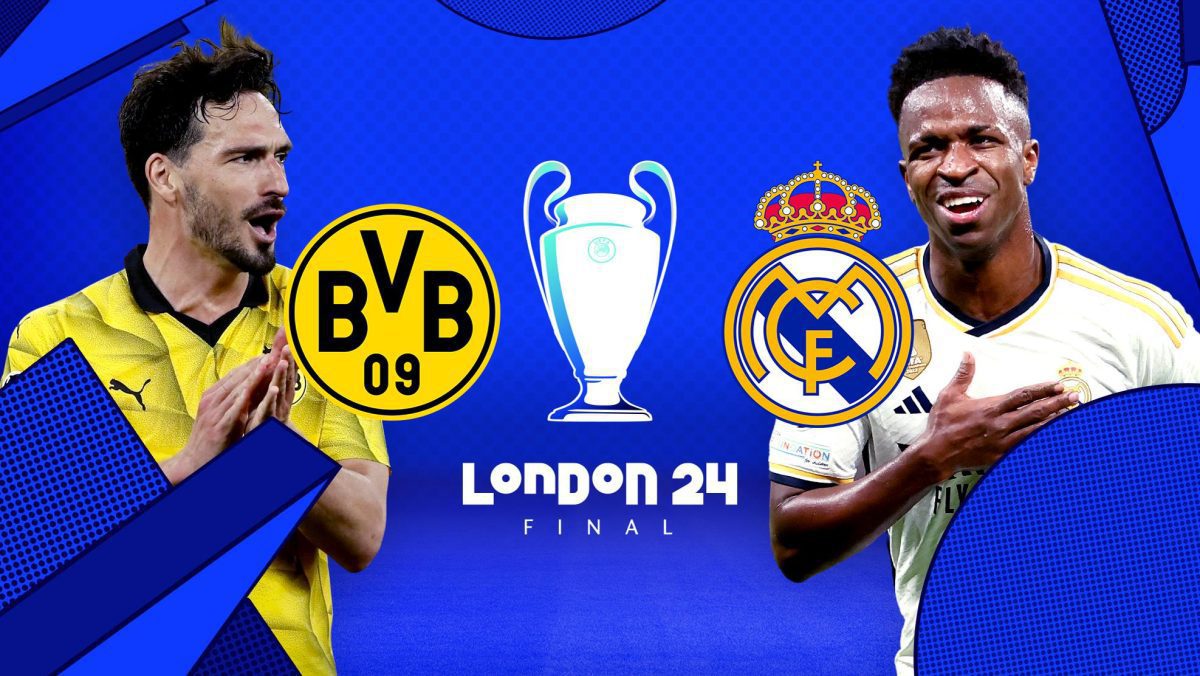 Donde Ver la final de la UEFA Champions League entre el Real Madrid y el Borussia Dortmund