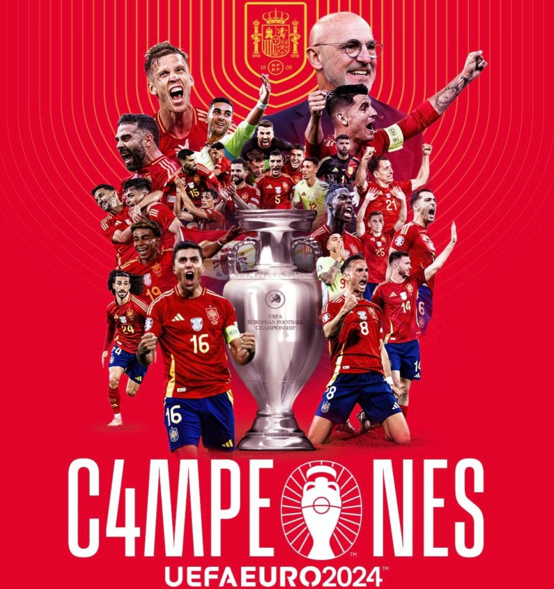 España se corona con su cuarta Eurocopa: La selección más exitosa de la historia