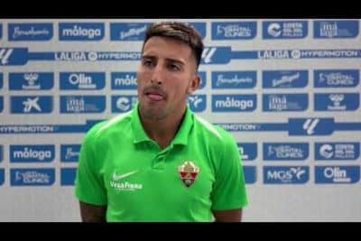 Nico repasa la victoria del Elche CF en La Rosaleda: «El 0-3 fue resultado del trabajo en equipo»
