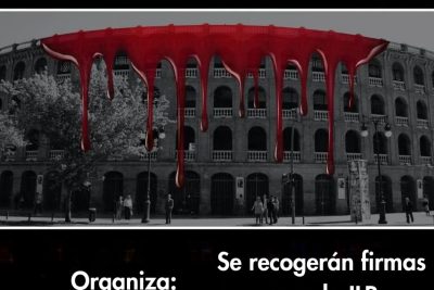 Concentración antitaurina por la corrida de toros del 9 de octubre, Día de la Comunidad Valenciana