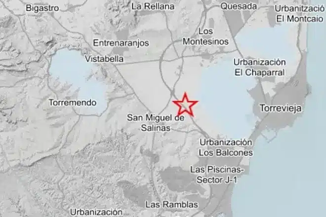 San Miguel de Salinas (Alicante) despierta tras dos terremotos en la madrugada