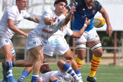 Buen comienzo en la vuelta a la división de honor del Huesitos La Vila Rugby Club.