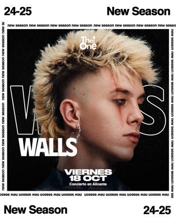 Walls trae su energía urbana a The One de Alicante este viernes 18 de octubre