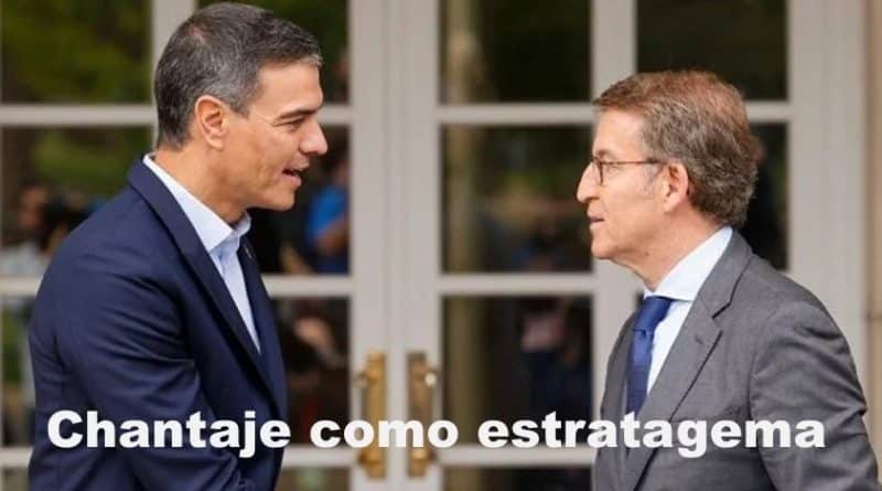 El chantaje como estratagema