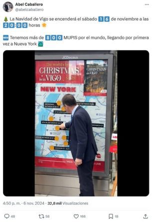 Navidad de Vigo Llega a Nueva York y París: Publicidad Inusual en sus Calles ðð