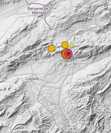 ð Alicante: un terremoto de 3.2 grados se siente en la provincia