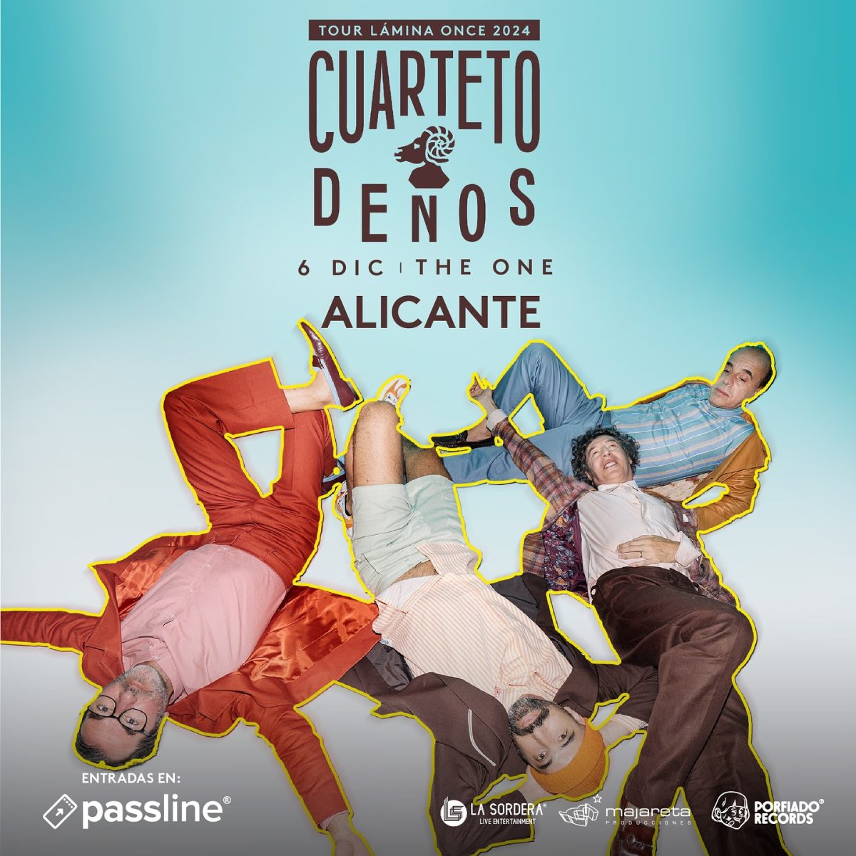 Cuarteto de Nos este viernes en la sala The One de Alicante con su gira ‘Lámina Once’