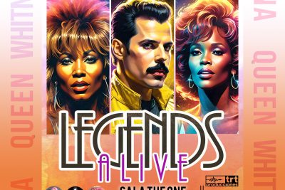 LEGENDS ALIVE: Un espectáculo único que rinde homenaje a las leyendas Whitney Houston, Tina Turner y Queen.