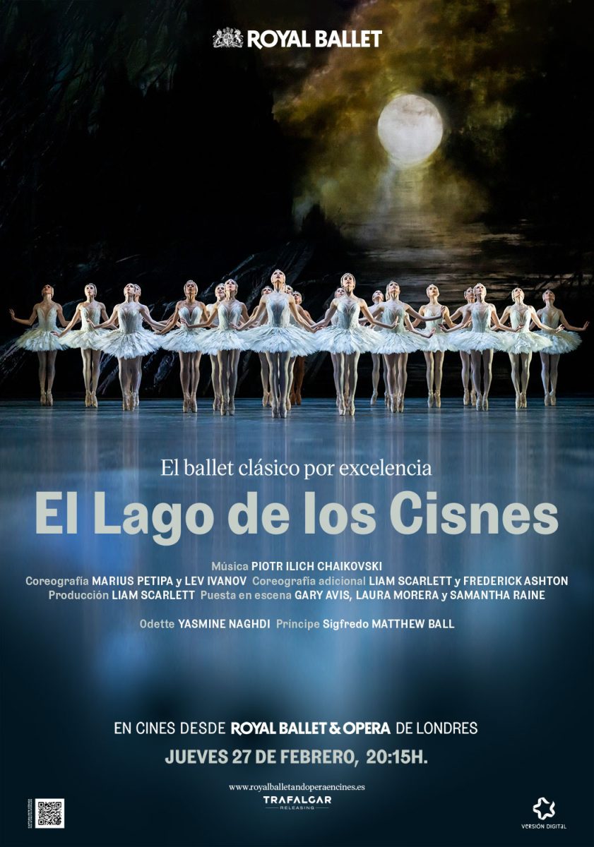 El espectacular clásico atemporal del Royal Ballet, El lago de los cisnes, desde Londres a cines de 4 localidades de Alicante