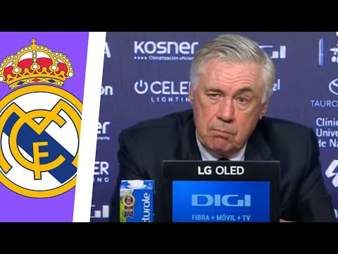 Real Madrid tropieza en Pamplona: Las palabras de Ancelotti tras el empate ante Osasuna
