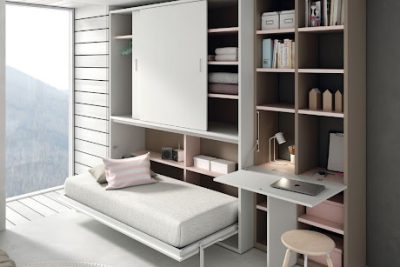 ¿Poco espacio en tu dormitorio? Descubre las camas abatibles