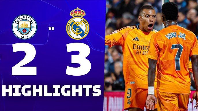 REAL MADRID vs MANCHESTER CITY 3-2 | GOLES y RESUMEN del PARTIDO
