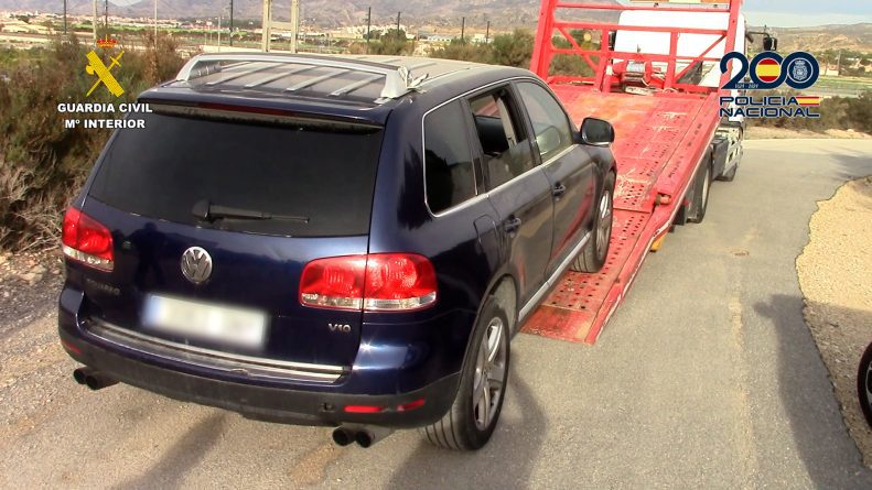 Detenida una organización dedicada al tráfico de migrantes tras la muerte de dos personas en un siniestro vial en la Región de Murcia