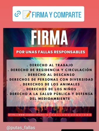 Descansemos de las fallas