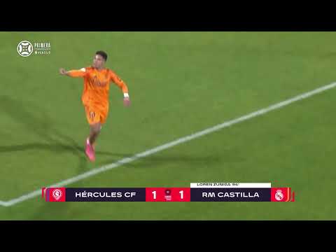 El Hércules se atasca en casa y solo saca un empate (1-1) ante el Real Madrid Castilla
