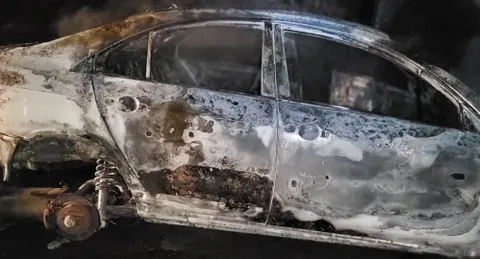 Hallan a un hombre golpeado en un monte de Fortuna: le robaron el coche y lo incendiaron