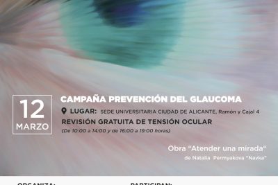 Revisiones gratuitas en Alicante para detectar el glaucoma y evitar la ceguera