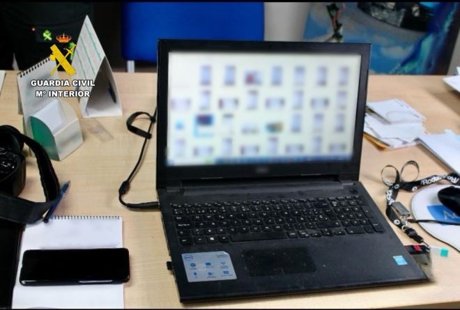 Detenido un pedófilo y ciber depredador sexual con más 2,5 terabytes de contenido sexual infantil en la provincia de Cáceres