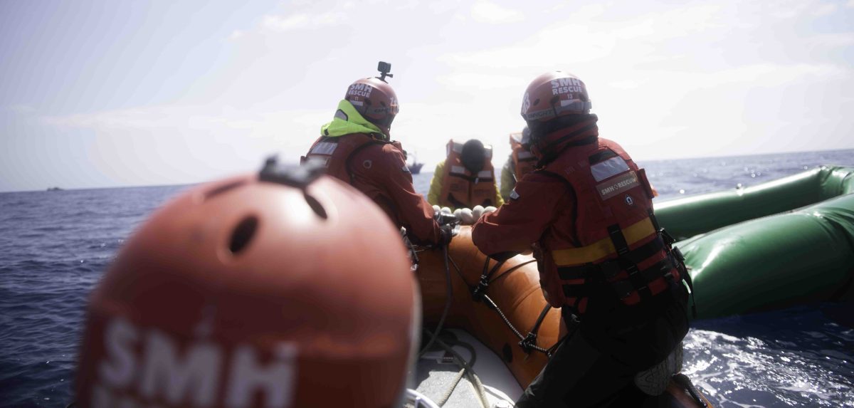 Aita mari rescata a 108 personas en el Mediterráneo central