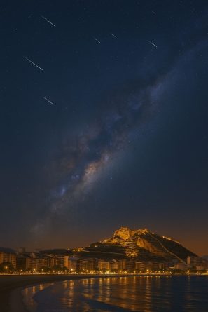 Alicante se prepara para disfrutar de la lluvia de estrellas Líridas la noche del 21 al 22 de abril
