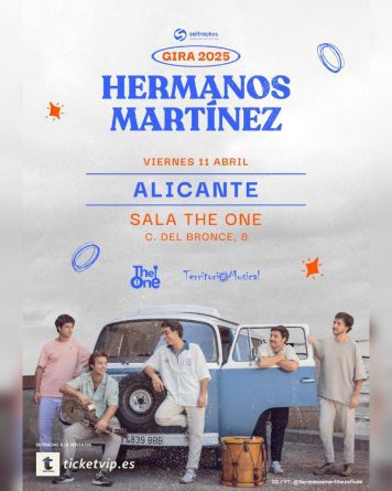 Conciertos esta semana en The One Alicante: Hermanos Martínez (11/04) + KHEA (12/04)) Y próximos conciertos!