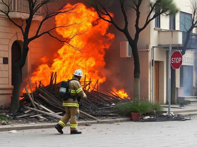 Detenido en Alicante un hombre por incendios intencionados con heridos
