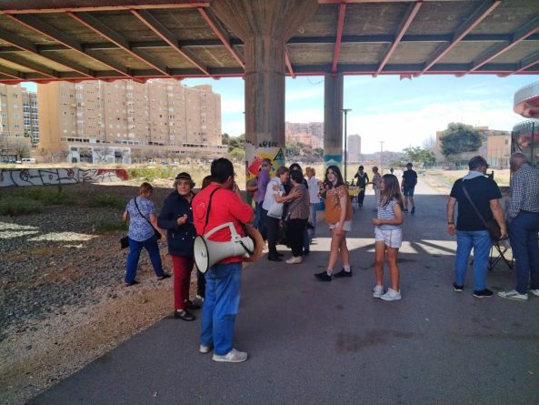 Alicante Vecinos reivindican el Parque Central ante la falta de avances