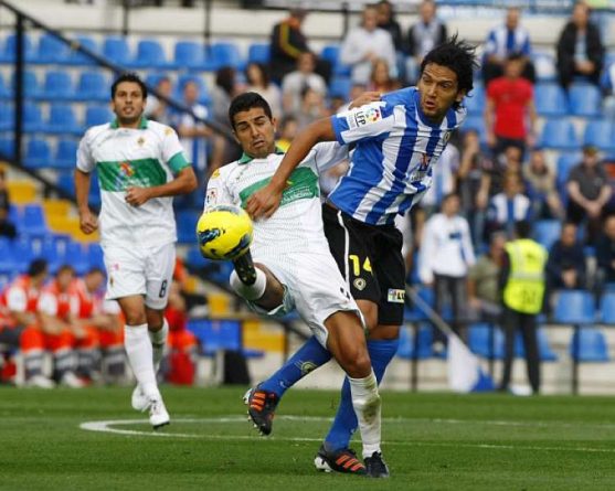 Hércules vs Elche: Soldevila brilla en un derbi alicantino lleno de pasión (2-0)