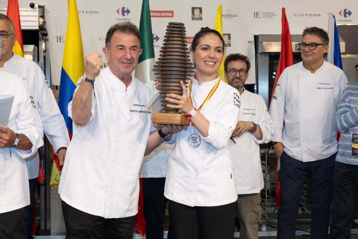 Chayma Boutkabout ganadora de la Mejor Tarta del Mundo en la II edición del Premio Internacional de Alta Pastelería Paco Torreblanca 