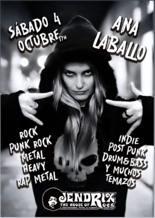 Ana Laballo celebra su cumpleaños con una sesión de “tardeo” llena de temazos en Jendrix Rock Bar