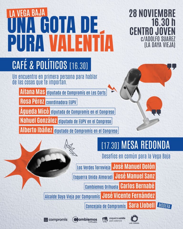 Compromís se cita con las formaciones de izquierda en la Vega Baja para construir una alternativa a los gobiernos del PP y Vox