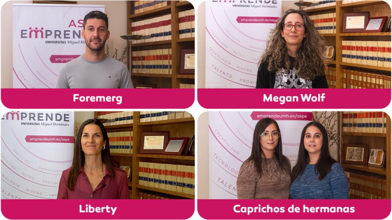 El Parque Científico de la UMH y el Ayuntamiento de Aspe dan a conocer a los proyectos ganadores de la 10ª edición del programa Aspe Emprende