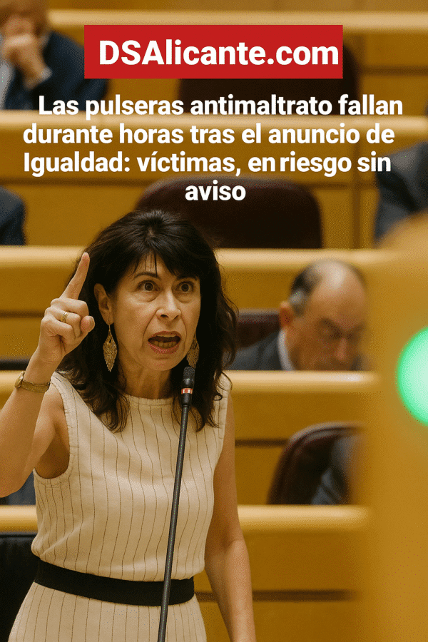 Las pulseras antimaltrato fallan durante horas tras el anuncio de Igualdad