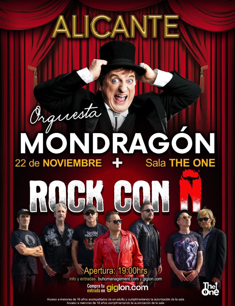 Noches de Rock” llega a Alicante con la Orquesta Mondragón y Rock con Ñ
