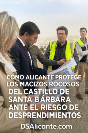 Cómo Alicante protege los macizos rocosos del Castillo de Santa Bárbara ante el riesgo de desprendimientos