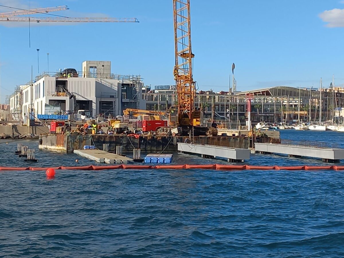 Proyecto estrella de ocio en el Autoridad Portuaria de Alicante sufre un varapalo: la isla artificial de la bocana será demolida