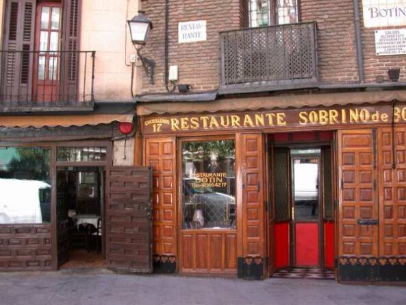 Restaurante Botin de Madrid – El más antiguo del mundo. Casa fundada en 1725
