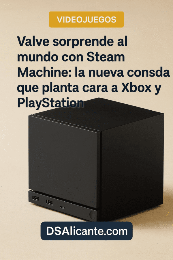 Valve sorprende al mundo con Steam Machine la nueva consola que planta cara a Xbox y PlayStation
