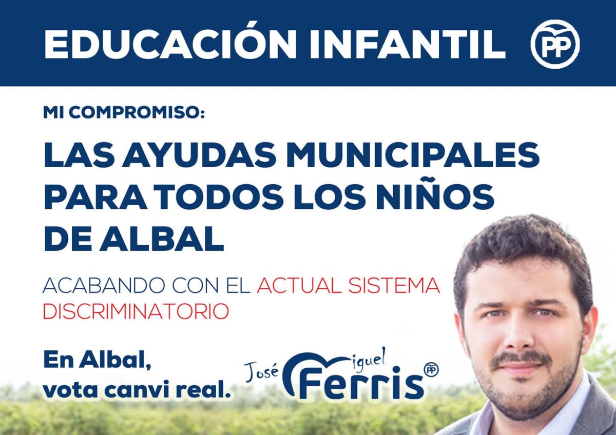 alcalde de Albal (PP) renuncia a subvenciones para la infancia